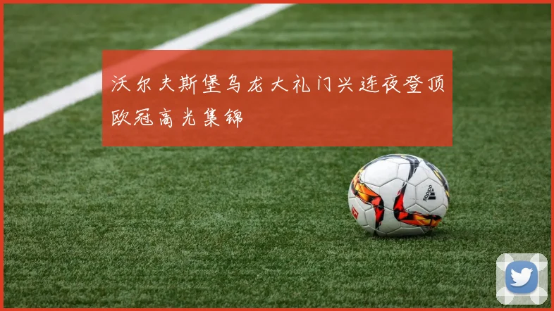 沃尔夫斯堡乌龙大礼门兴连夜登顶欧冠高光集锦